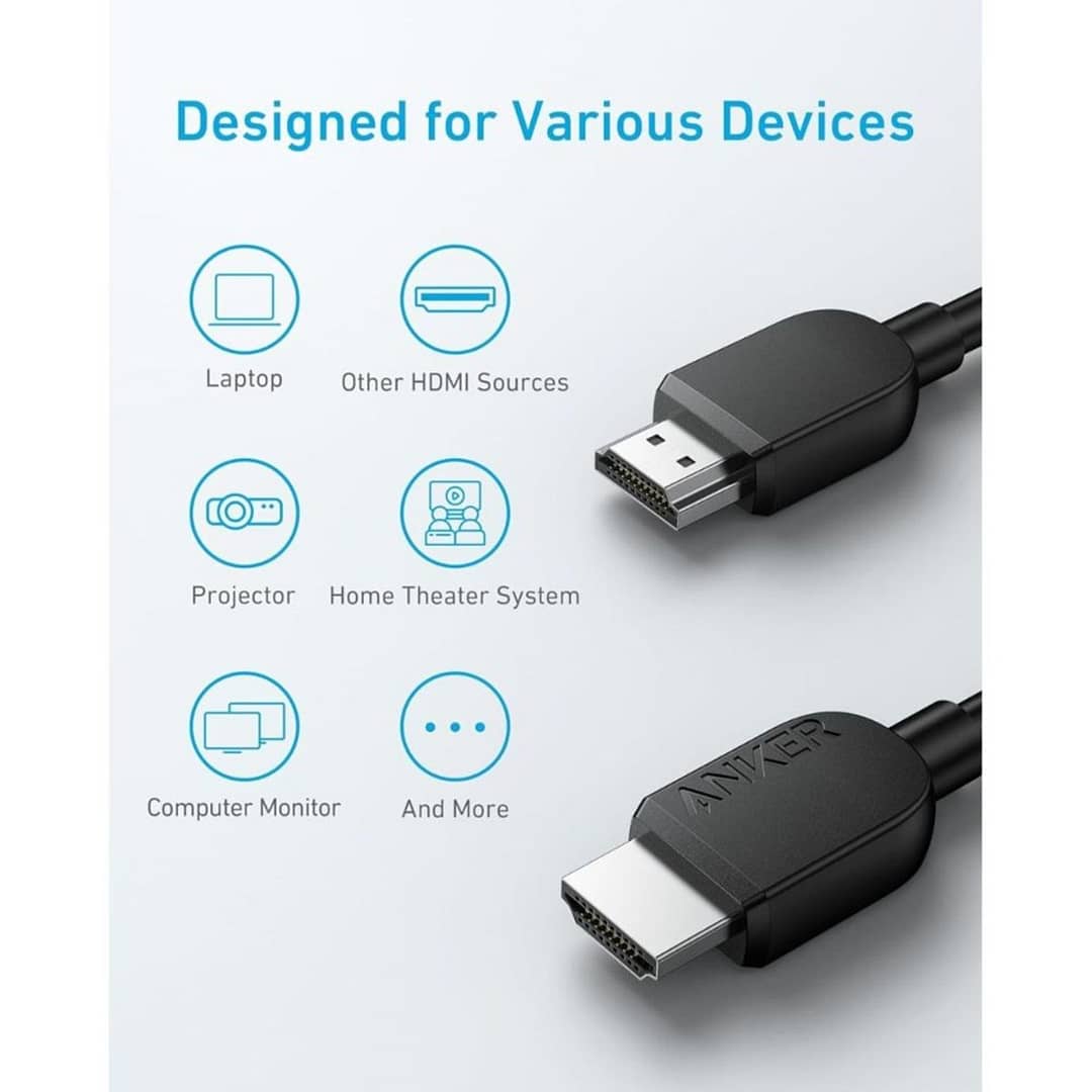 Anker 8K HDMI Cable 1.82m| Color Black