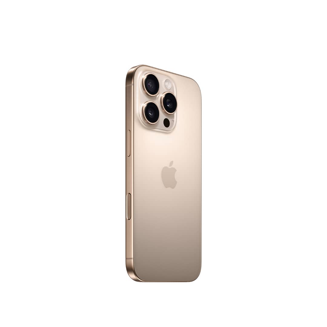 Apple iPhone 16 Pro | Storage 128GB | Operating system ios 18 | Chipset A18 bionic chip| Color Desert Titanium| MYMX3AE/A