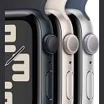 Apple Watch SE GPS 44mm Silver Aluminum Case with Storm Blue Sport Band Wearables & Smart Watches Shop Online at Dubai Offers 5