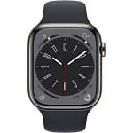 Apple Watch Series 8 GPS + Cellular 45mm Graphite Stainless Steel Case with Midnight Sport Band Wearables & Smart Watches Shop Online at Dubai Offers 4