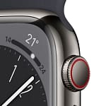 Apple Watch Series 8 GPS + Cellular 45mm Graphite Stainless Steel Case with Midnight Sport Band Wearables & Smart Watches Shop Online at Dubai Offers 6