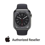 Apple Watch Series 8 GPS + Cellular 45mm Graphite Stainless Steel Case with Midnight Sport Band Wearables & Smart Watches Shop Online at Dubai Offers 3