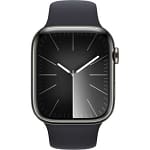 Apple Watch Series 9 GPS + Cellular 41mm Graphite Stainless Steel Case with Midnight Sport Band Wearables & Smart Watches Shop Online at Dubai Offers 4