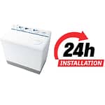 Hitachi 14kg Semi Automatic Washing Machine, White Appliances Shop Online at Dubai Offers 3