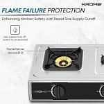 Krome Gas Stove 3 Burners Appliances Shop Online at Dubai Offers 6