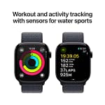 Apple Watch Series 10 GPS 42mm Jet Black Aluminium Case with Ink Sport Loop Wearables & Smart Watches Shop Online at Dubai Offers 12