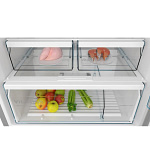 Bosch Series 4 free-standing fridge-freezer with freezer at top 186 x 75 cm Stainless steel Appliances Shop Online at Dubai Offers 7