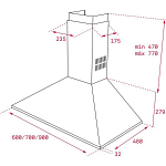 TEKA Wall-mounted Pyramid-shaped Extractor Hood Appliances Shop Online at Dubai Offers 5