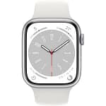 Apple Watch Series 8 GPS + Cellular 45mm Silver Stainless Steel Case with White Sport Band Wearables & Smart Watches Shop Online at Dubai Offers 4