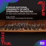 Shows and Theatrical Plays Korean National University of Arts Symphony Orchestra Live in The Red Theater, NYU Abu Dhabi Shows and Theatrical Plays Shop Online at Dubai Offers 3