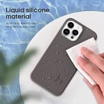 Protect iPhone 15 PRO  Silicon Mag safe Case Platinum Accessories Shop Online at Dubai Offers 4