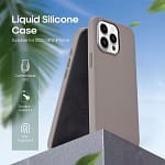 Protect iPhone 15 PRO  Silicon Mag safe Case Platinum Accessories Shop Online at Dubai Offers 5