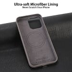 Protect iPhone 15 PRO  Silicon Mag safe Case Platinum Accessories Shop Online at Dubai Offers 6