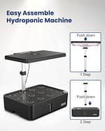 iDOO 12Pods Black Hydroponics Growing System Indoor Herb Garden Built-in Fan Appliances Shop Online at Dubai Offers 8