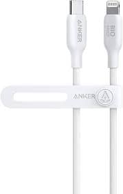 Anker 542 USB-C to Lightning Cable (Bio-Based) (0.9m/3ft) - White | Durable| Fast Charging| Eco-Friendly Cable for Apple Devices