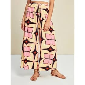 Bohemia Wide Leg Maxi Pants with Pocket Clothing Shop Online at Dubai Offers