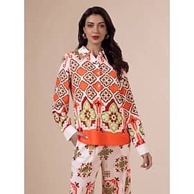 Satin Bohemia Casual Long Sleeve Shirt Clothing Shop Online at Dubai Offers