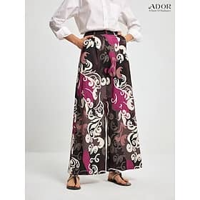 Satin Casual Straight Full-Length Trousers Clothing Shop Online at Dubai Offers