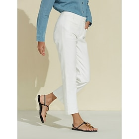 Women’s White Pants White Cropped Pants Clothing Shop Online at Dubai Offers