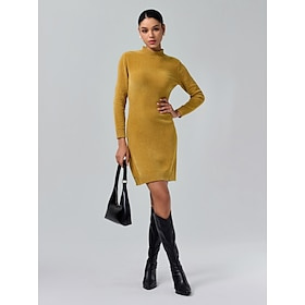 Chenille Urban Cleanfit Midi Sweater Dress Clothing Shop Online at Dubai Offers