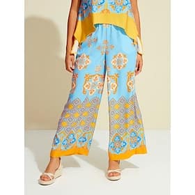 Satin Bohemia Wide Leg Pocket Pants Clothing Shop Online at Dubai Offers