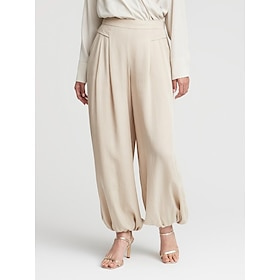 High Rise Pleated Front Parachute Pant Beauty & Fashion Shop Online at Dubai Offers