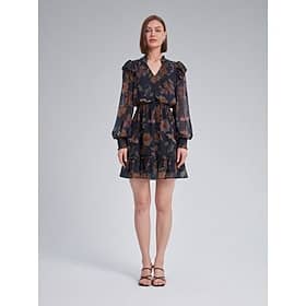 Ruffle Billowy Sleeve Mini Dress Beauty & Fashion Shop Online at Dubai Offers