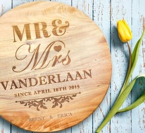 Acacia Wood Personalized Cutting Board from AED 79 Furniture's & Decor Shop Online at Dubai Offers