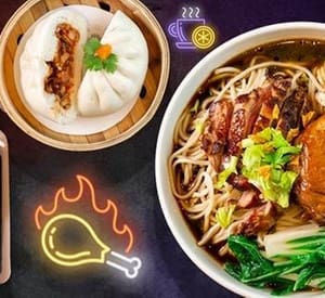 Choice of Main with Jumbo Barbecue Chicken Bun and Taro Iced Tea at Super Bowl, Two Locations (Up to 50% Off) Food, Grocery & Dining Shop Online at Dubai Offers