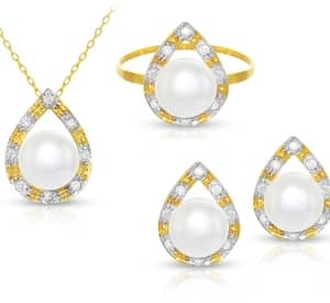 Natural Pearls and Diamond Sets Fashion & Jewelry Shop Online at Dubai Offers