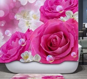 Shower Curtain and Mat Set (AED 99) in Choice of Design Furniture's & Decor Shop Online at Dubai Offers