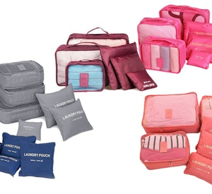 Six-Piece Packing and Travel Organiser Set from AED 39 Furniture's & Decor Shop Online at Dubai Offers