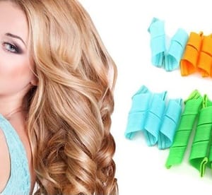 18-Piece Set of Magic Leverage Reusable Hair Curlers from AED 39 Beauty Care Shop Online at Dubai Offers