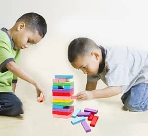 48-Piece Wooden Tumbling Tower Set Children Shop Online at Dubai Offers