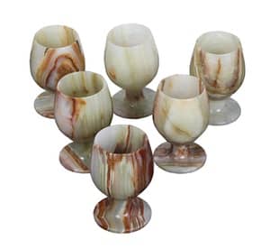 6-18 White Onyx Glasses (AED 49 – AED 89) (Up to 93% Off) Furniture's & Decor Shop Online at Dubai Offers