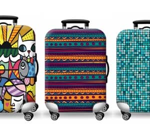 Abstract Theme Luggage Covers from AED 59 Furniture's & Decor Shop Online at Dubai Offers 2