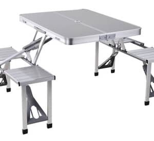 Adjustable Folding Table with Optional Built-In Chairs from AED 159 Miscellaneous Shop Online at Dubai Offers