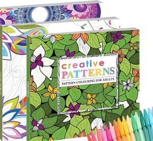 Adult Stress Relief Colouring Book Set from AED 69 Children Shop Online at Dubai Offers