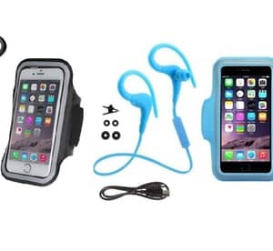 Bluetooth Headphones and Armband Runners Bundle from AED 59 Electronics Shop Online at Dubai Offers