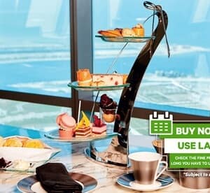 Buy Now Use Later! Afternoon Tea at Observation Deck at 300-Jumeirah Hotel at Etihad Towers (Up to 60% Off) Food, Grocery & Dining Shop Online at Dubai Offers