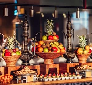 Saturday Brunch with Drinks and Pool Access at Al Maeda at 4* DoubleTree by Hilton Hotel (Up to 57% Off) Food, Grocery & Dining Shop Online at Dubai Offers