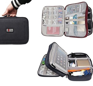 Double-Layered Travel Gadget Organiser Bag from AED 89 Electronics Shop Online at Dubai Offers