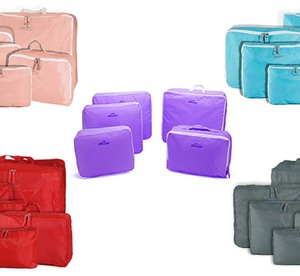 Five-Piece Travel Bag Organizer Set from AED 39 Furniture's & Decor Shop Online at Dubai Offers