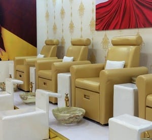 Gelish Mani-Pedi with Optional Neck Massage, Blow-Dry and Hair Mask Treatment at In Vogue Ladies Beauty Saloon Beauty Care Shop Online at Dubai Offers 2