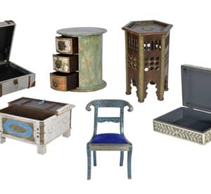 Hand-Crafted Indian Furniture from AED 129 (Up to 68% Off) Furniture's & Decor Shop Online at Dubai Offers