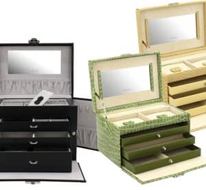 Luxury Jewellery Case in Choice of Design from AED 199 Fashion & Jewelry Shop Online at Dubai Offers