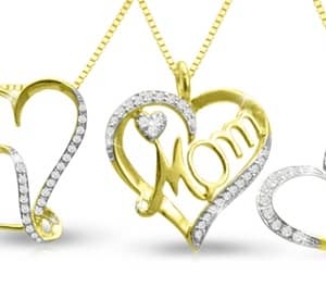 Mother’s Day Diamond Necklace from AED 799 Fashion & Jewelry Shop Online at Dubai Offers