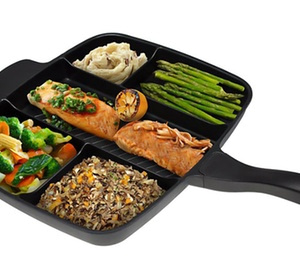 Non-Stick Split-Section Frying Pan from AED 129 (Up to 75% Off) Furniture's & Decor Shop Online at Dubai Offers