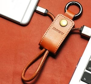 PU-Leather Keychain Lightning Cable from AED 55 Electronics Shop Online at Dubai Offers