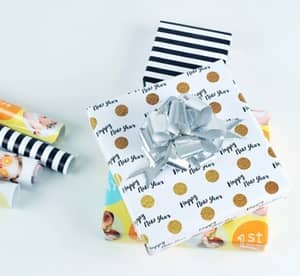 Personalised Wrapping Paper from AED 39 (Up to 51% Off) Furniture's & Decor Shop Online at Dubai Offers